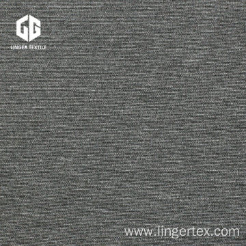 TR Grey Melange Spandex Roma Fabric Use